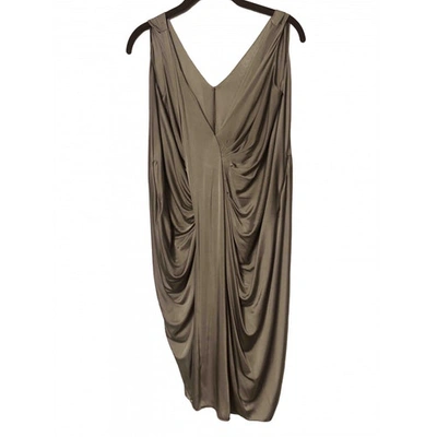 Pre-owned Dior Mid-length Dress In Grey