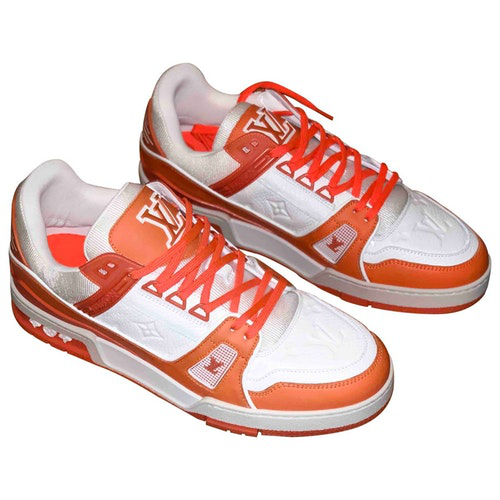 louis vuitton trainers orange mca
