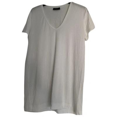 Pre-owned By Malene Birger White Viscose Tops