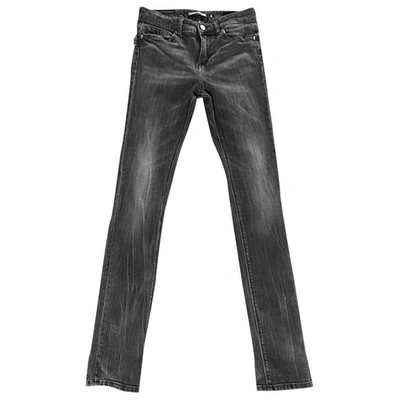 Pre-owned Zadig & Voltaire Anthracite Cotton - Elasthane Jeans