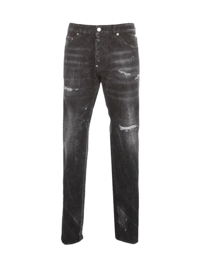 Dsquared2 Cool Guy Washed Jeans In Black