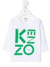 KENZO LONG-SLEEVED ORGANIC COTTON T-SHIRT