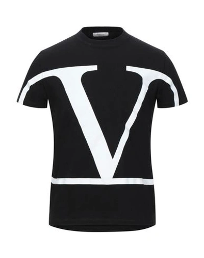 Valentino T-shirts In Black