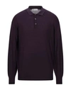 Brunello Cucinelli Sweater In Dark Purple