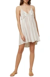 O'NEILL SALTWATER SOLIDS STRIPE COVER-UP TANK DRESS,SP0416036