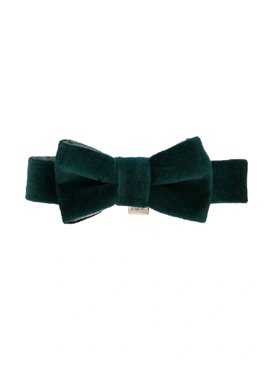 La Stupenderia Babies' Lurex Bow Tie In Green