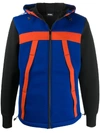 DIESEL SCUBA FLEECE COLOUR-BLOCK JACKET