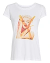 L AGENCE CORY SCOOP NECK T-SHIRT,060054210794