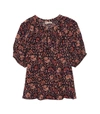 ULLA JOHNSON Evie Blouse in Midnight Floral
