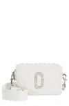 THE MARC JACOBS THE SOFTSHOT 21 SCALLOPED LEATHER CROSSBODY BAG,M0016486