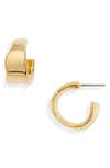 Jenny Bird Small Ora Hoop Earrings In High Polish Gold