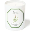 CARRIERE FRERES SCENTED CANDLE THYME - THYMUS 185 G,CAFZKREVWHT