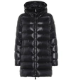 Moncler Suyen Long Padded Jacket In Black