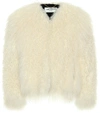 SAINT LAURENT 羊毛皮夹克,P00489831