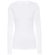 Velvet Daniela Whisper Cotton Tee White In White