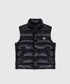 Moncler Tibb Quilted Glossed-shell Gilet In Black