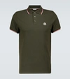 MONCLER SHORT-SLEEVED POLO SHIRT WITH LOGO,P00484087