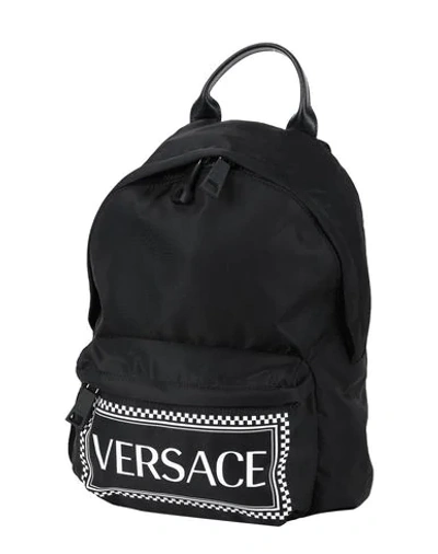 Versace Backpacks In Black