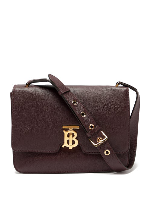 burberry tb leather shoulder bag