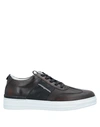 ALBERTO GUARDIANI ALBERTO GUARDIANI MAN SNEAKERS DARK BROWN SIZE 12 SOFT LEATHER,11913399QS 9