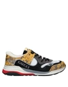 Gucci Men's Ultrapace Mixed-material Sneakers In Sand