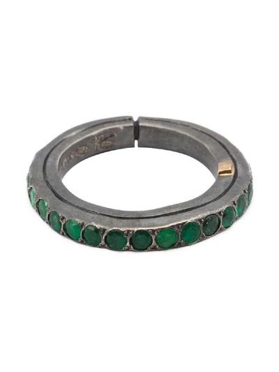Rosa Maria 'ester' Band Ring In Green