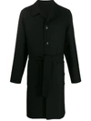 AMI ALEXANDRE MATTIUSSI UNSTRUCTURED BELTED CAR COAT