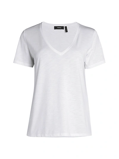 Theory Dayne T-shirt In White