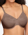 Wacoal Visual Effects Minimizer Bra 857210, Up To H Cup In Deep Taupe (nude 1)