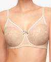 Wacoal Simone Sport Hight Impact Underwire Bra 855170, Up To I Cup In Toast (nude 5)