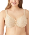 WACOAL AWARENESS FULL FIGURE SEAMLESS UNDERWIRE BRA 85567, UP TO I CUP