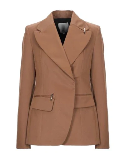 Tibi Suit Jackets In Camel