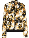 VERSACE BAROQUE-PRINT TRACK JACKET