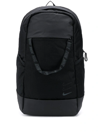 Nike Sportswear Essential Logo-print Backpack In Black