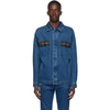 GUCCI Blue Denim Stone Wash Jacket