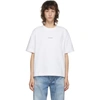 Acne Studios Logo Cotton-jersey T-shirt In White