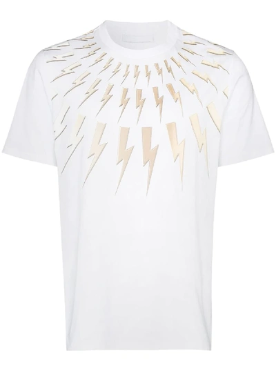 NEIL BARRETT THUNDERBOLT PRINT T-SHIRT