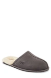 Ugg Scuff Mens Slipper In Dark Grey