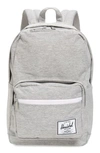 Herschel Supply Co Pop Quiz Backpack In Light Grey Crosshatch