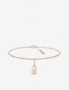 MESSIKA MESSIKA WOMEN'S PINK GOLD MOVE UNO 18CT ROSE-GOLD AND DIAMOND ANKLET,40099421