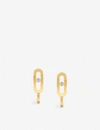 MESSIKA MESSIKA WOMEN'S YELLOW GOLD MOVE UNO 18CT YELLOW-GOLD AND DIAMOND EARRINGS,40099800
