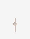 MESSIKA MESSIKA WOMEN'S PINK GOLD JOY 18CT ROSE-GOLD AND PAVÉ DIAMOND EARRING,40101236