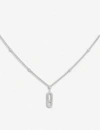 MESSIKA MESSIKA WOMEN'S WHITE GOLD MOVE UNO 18CT WHITE-GOLD AND DIAMOND NECKLACE,40099869
