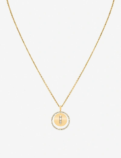 MESSIKA MESSIKA WOMEN'S YELLOW GOLD LUCKY MOVE 18CT YELLOW-GOLD AND DIAMOND NECKLACE,40100735