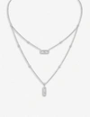 MESSIKA MESSIKA WOMEN'S WHITE GOLD MOVE 18CT WHITE-GOLD AND DIAMOND NECKLACE,40099949