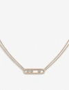 MESSIKA MESSIKA WOMENS PINK GOLD MOVE 18CT ROSE-GOLD AND DIAMOND NECKLACE,40099922