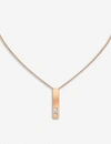 MESSIKA MY FIRST DIAMOND 18CT ROSE-GOLD AND DIAMOND NECKLACE,R03644935