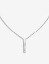 MESSIKA MY FIRST DIAMOND 18CT WHITE-GOLD AND DIAMOND NECKLACE,R03644934