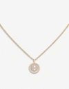 Messika Womens Pink Gold Lucky Move 18ct Rose-gold And Diamond Necklace In Pink Gold