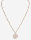 MESSIKA MESSIKA WOMEN'S PINK GOLD LUCKY MOVE 18CT ROSE-GOLD AND PAVÉ DIAMOND NECKLACE,40100778